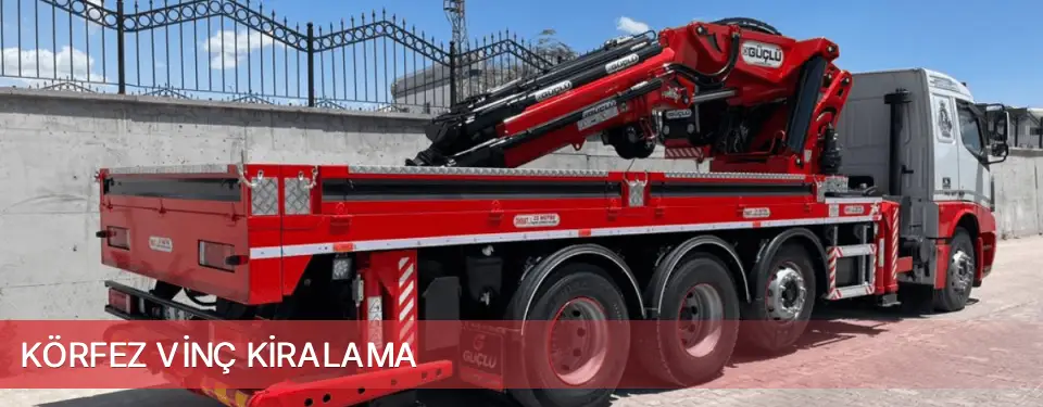 Körfez İlçemi Vinç Kiralama